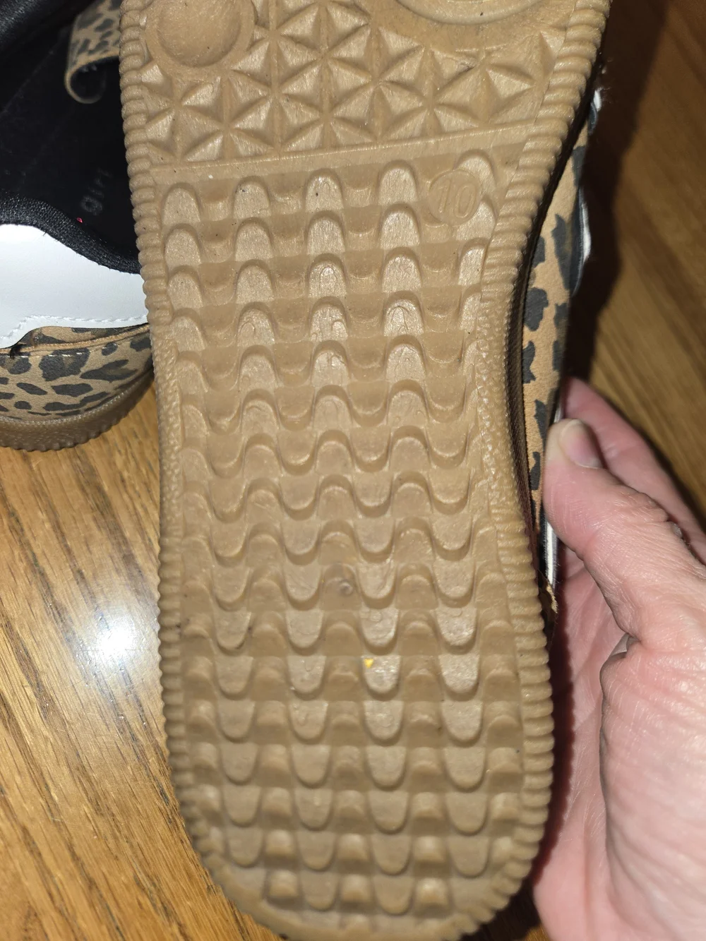Madden Girl Women's Leopard Print Low Top Lace-Up Sneakers Tan/Black/White 10